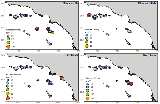 Assessing drivers of rocky reef fish biomass density from the Southern California Bight
